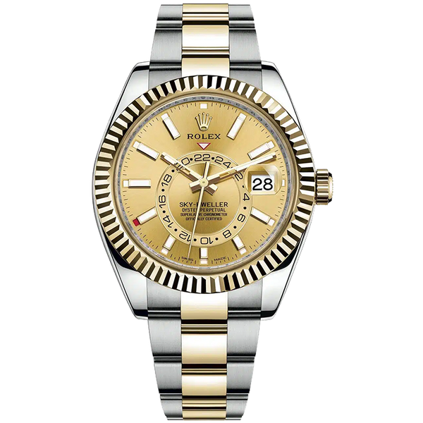 Rolex Sky-Dweller Champagne Two-Tone 42mm