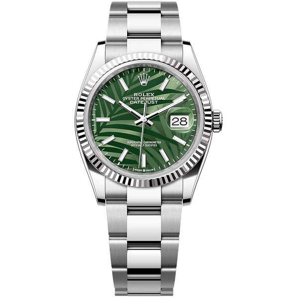 Rolex Datejust Green Steel 36mm