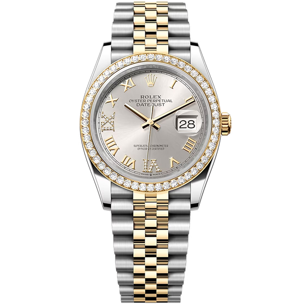 Rolex Datejust Silver Two-Tone 36mm