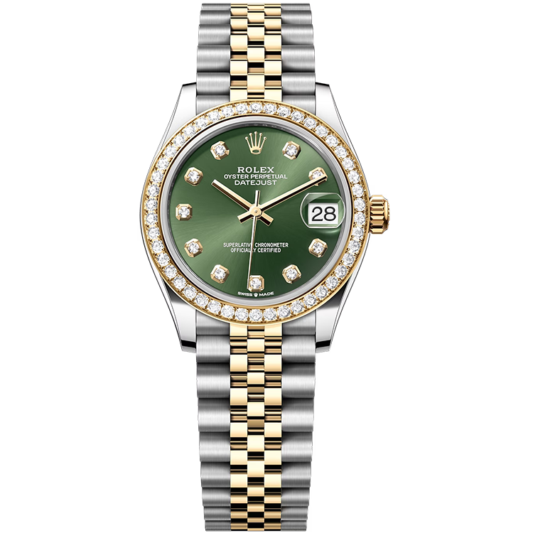 Rolex Datejust Green Two-Tone 31mm - Image 1