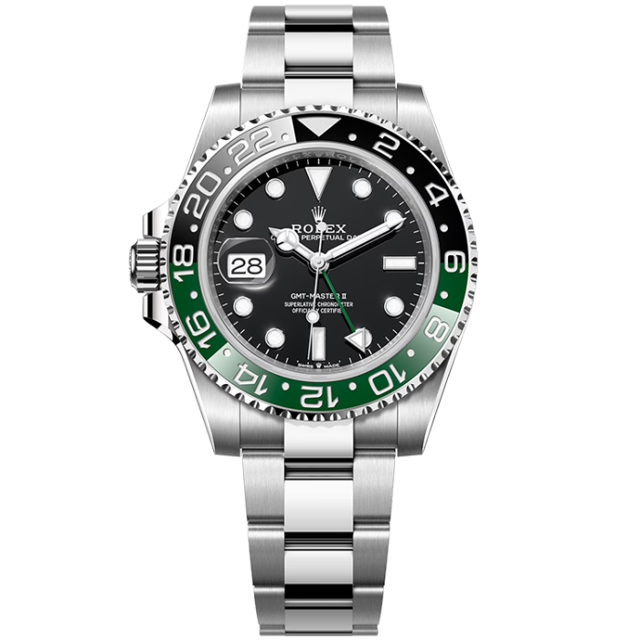 "Sprite" Rolex GMT-Master II Black Steel 40mm - Image 1