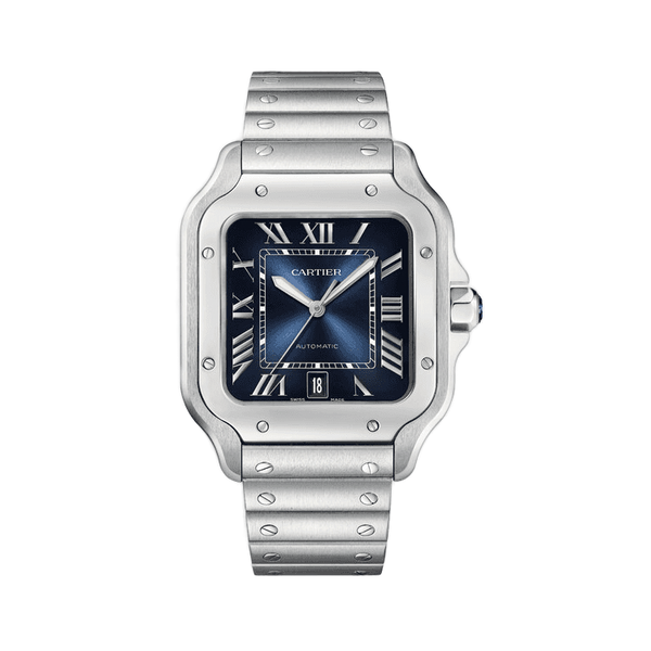 Cartier Santos De Cartier Blue Steel 39.8mm