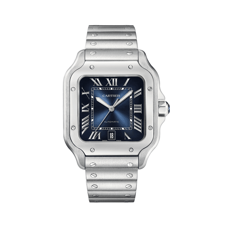 Cartier Santos De Cartier Blue Steel 39.8mm - Image 1