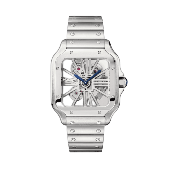 Cartier Santos Skeleton Skeleton Steel 39.8mm