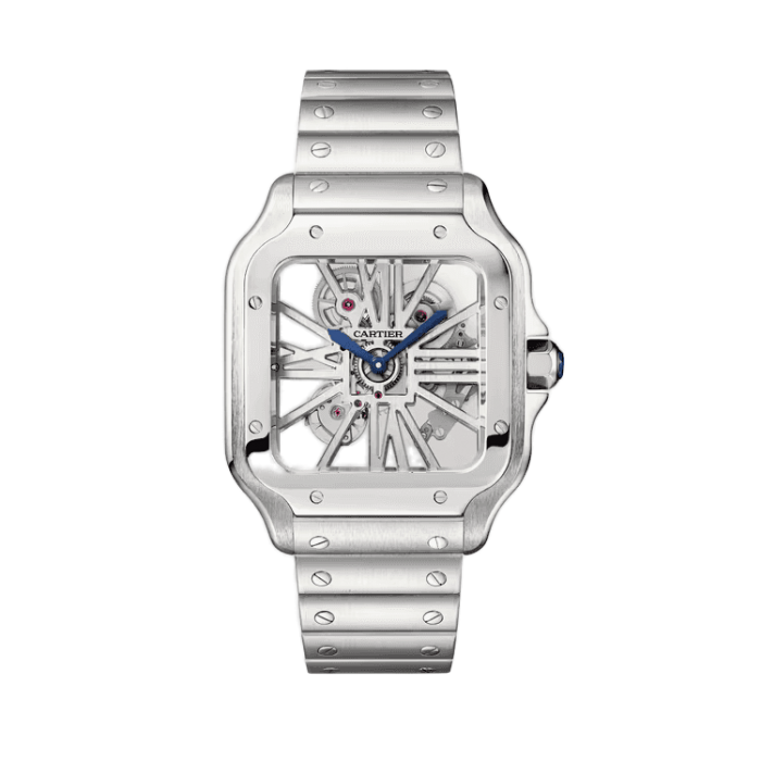 Cartier Santos Skeleton Skeleton Steel 39.8mm - Image 1