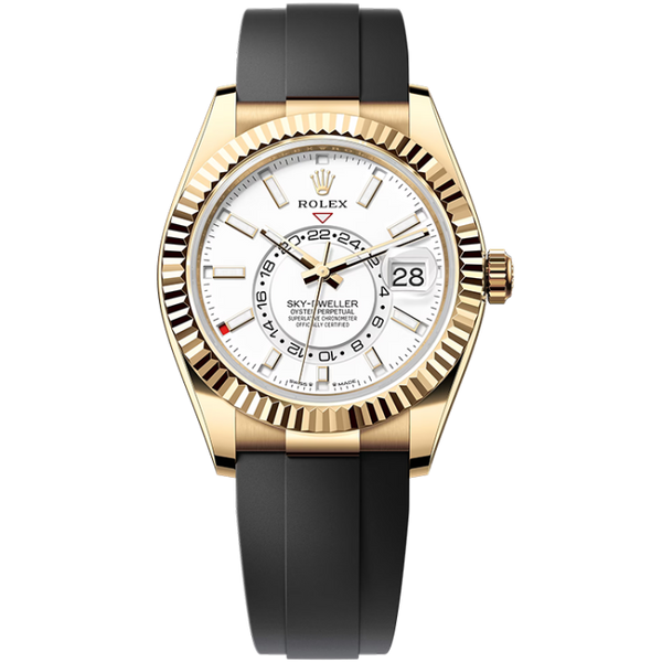 Rolex Sky-Dweller White Rubber 42mm
