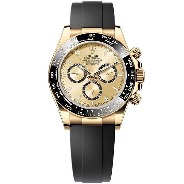 "Pikachu" Rolex Daytona Champagne Rubber 40mm