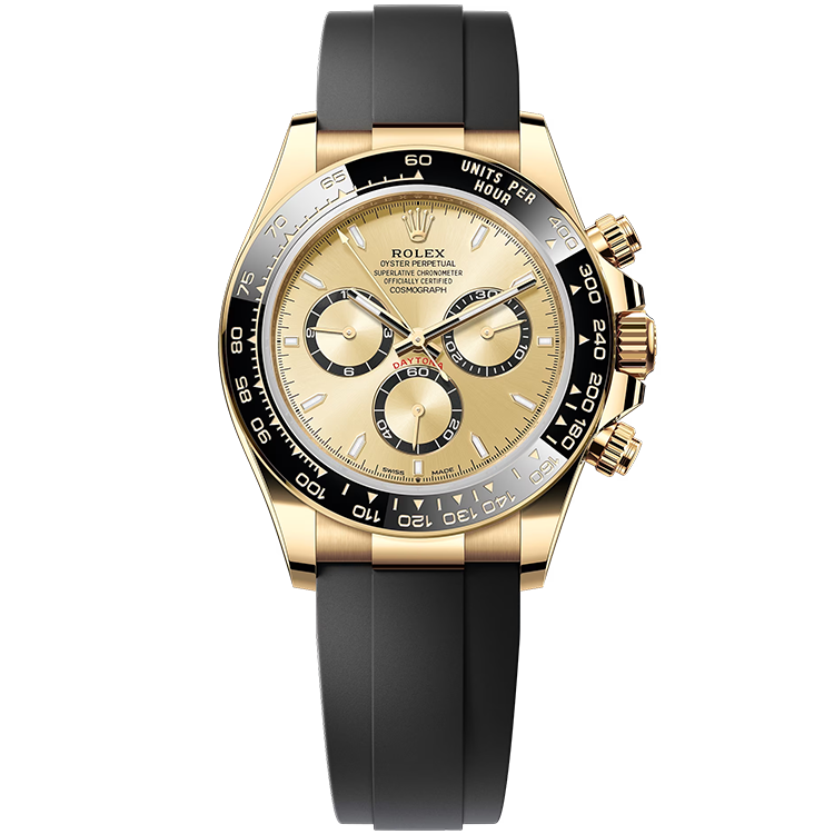 "Pikachu" Rolex Daytona Champagne Rubber 40mm - Image 1