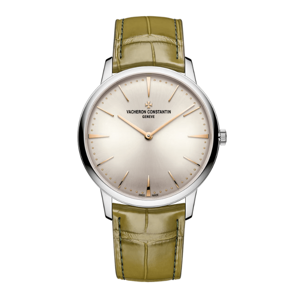 Vacheron Constantin Patrimony Silver Alligator Leather 39mm