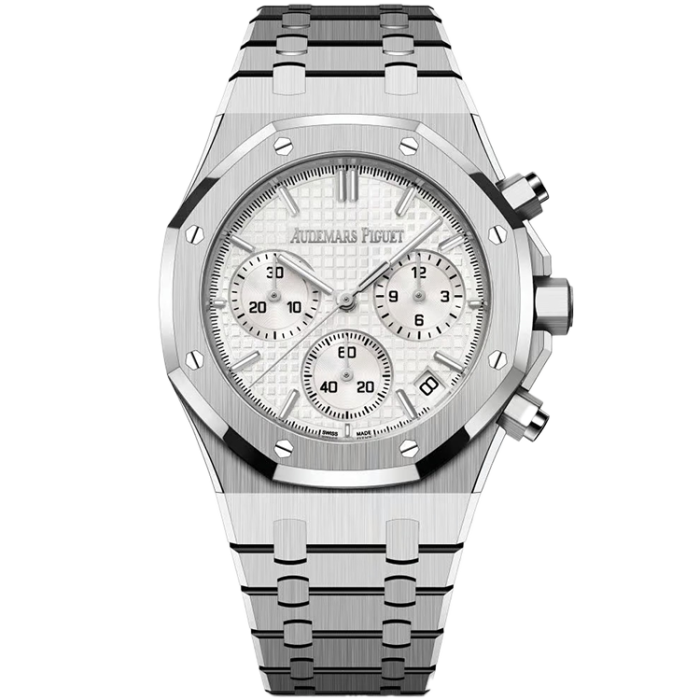 Audemars Piguet Royal Oak Chronograph White Steel 41mm - Image 1