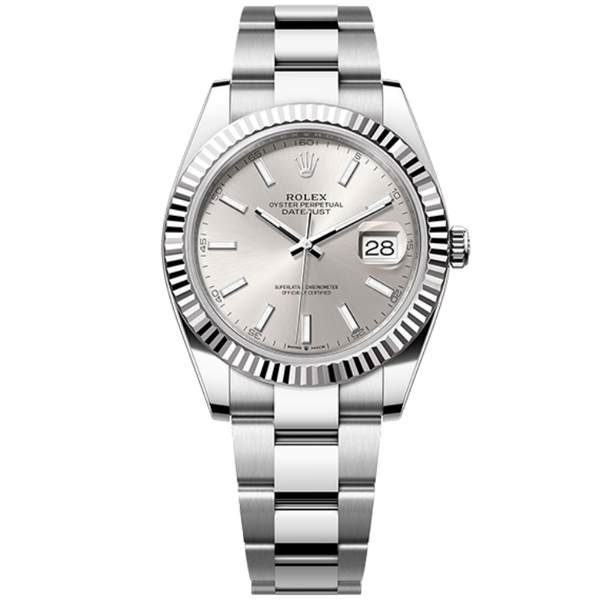 Rolex Datejust Silver Steel 41mm