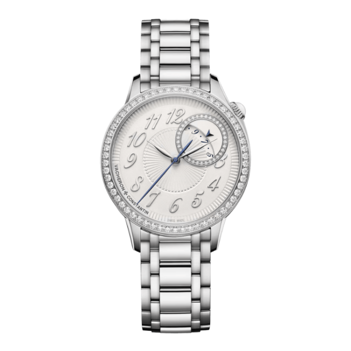 Vacheron Constantin Égérie Moon Phase White Steel 35mm - Image 1
