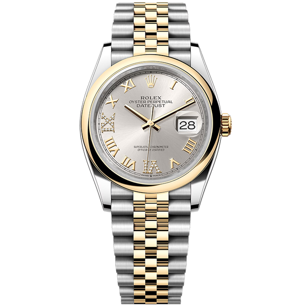 Rolex Datejust Silver Two-Tone 36mm