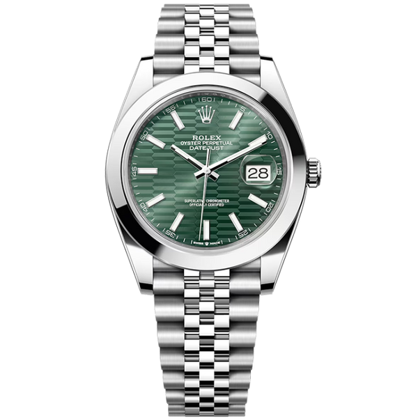 Rolex Datejust Green Steel 41mm