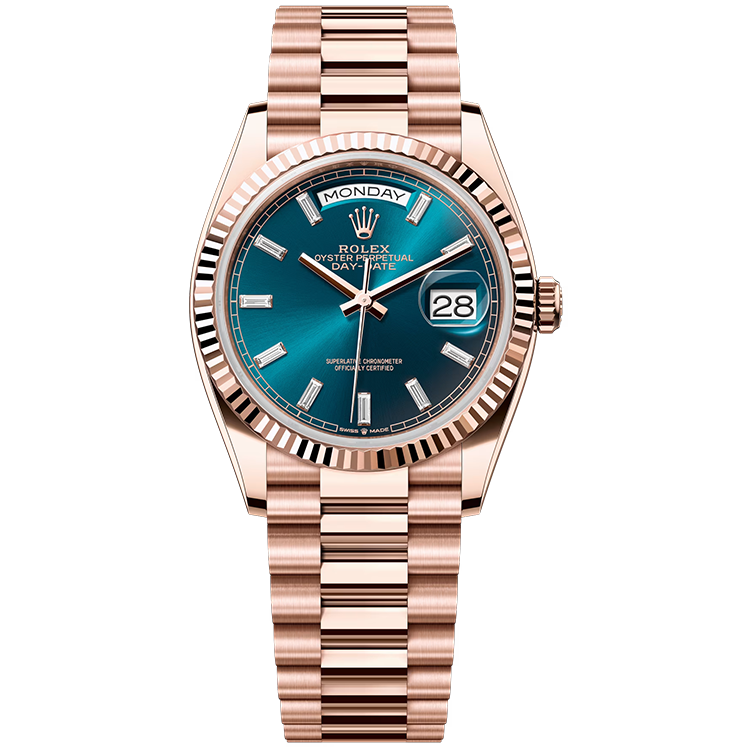 Rolex Day-Date Blue Rose Gold 36mm - Image 1