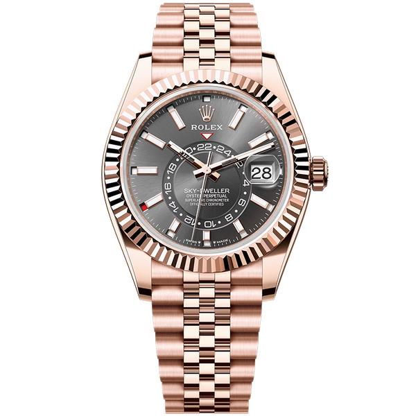 Rolex Sky-Dweller Grey Rose Gold 42mm