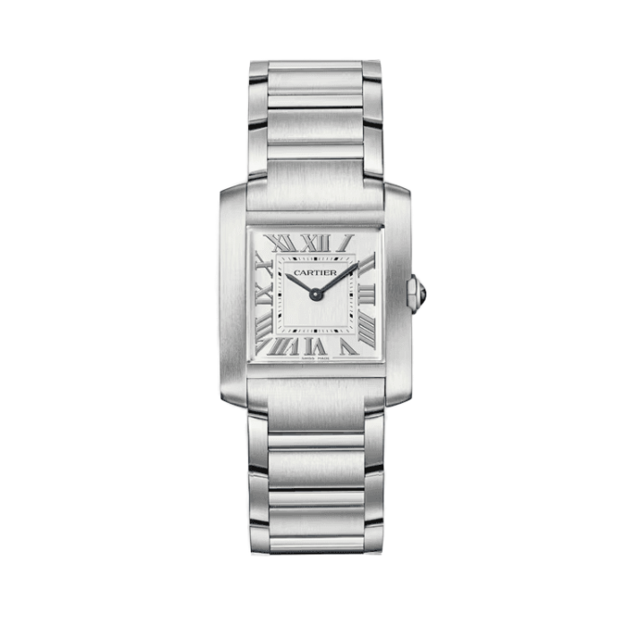 Cartier Tank Française Silver Steel 27mm - Image 1