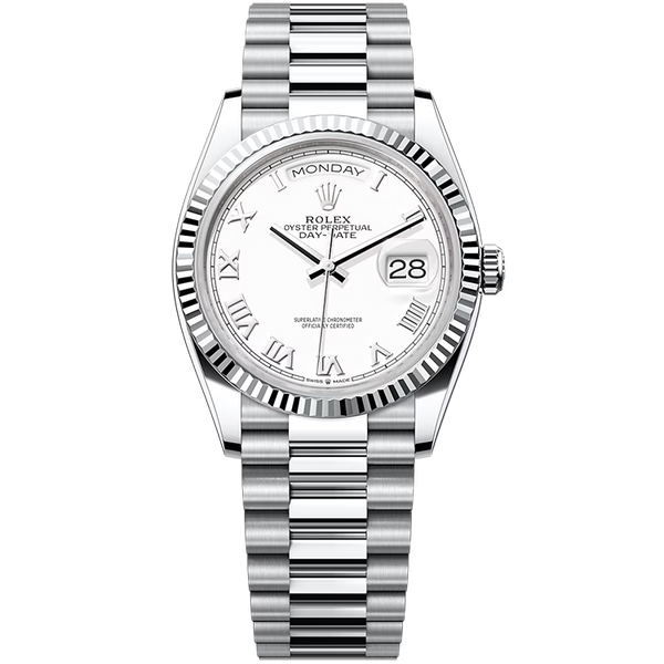 Rolex Day-Date White Platinum 36mm