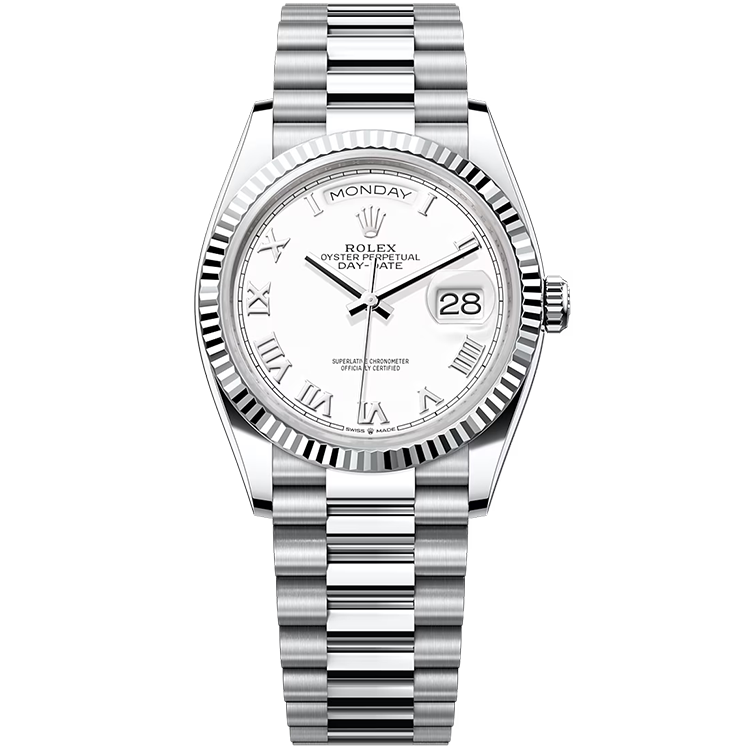 Rolex Day-Date White Platinum 36mm - Image 1