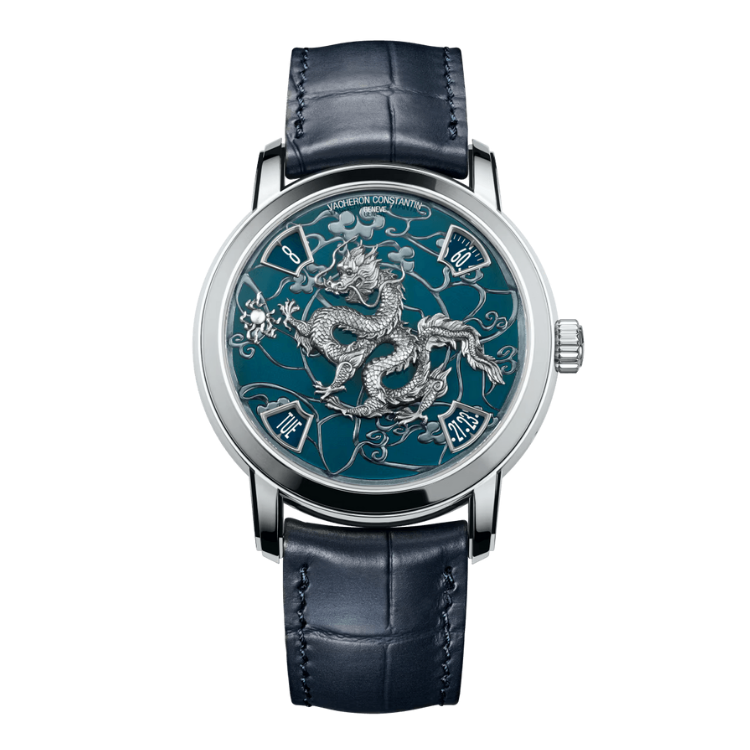 Vacheron Constantin Métiers D’Art Blue Alligator Leather 40mm - Image 1