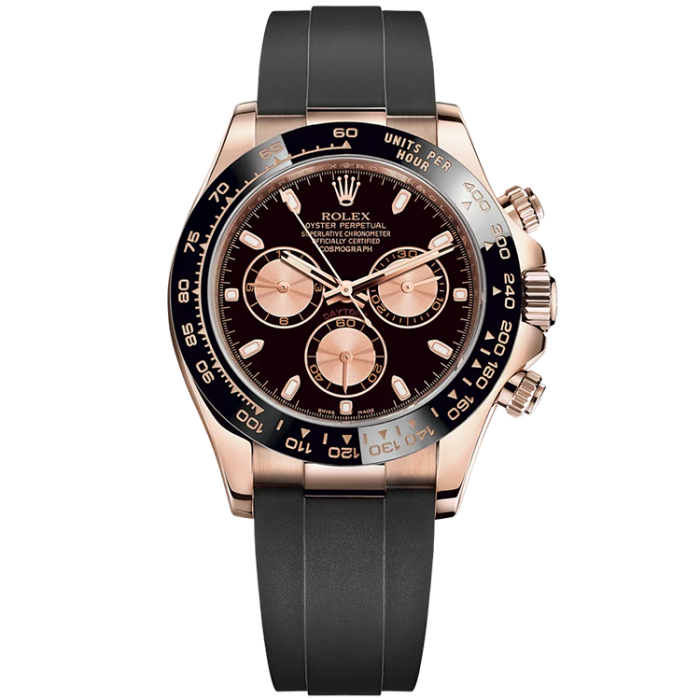Rolex Daytona Rose Gold Rubber 40mm - Image 1