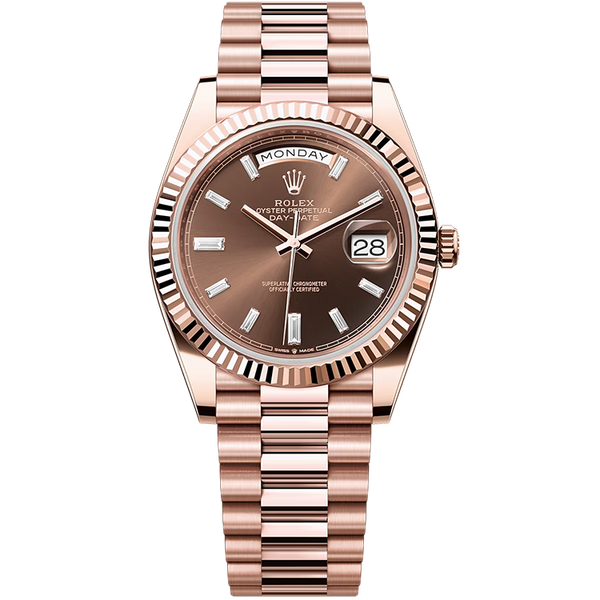 Rolex Day-Date Chocolate Rose Gold 40mm