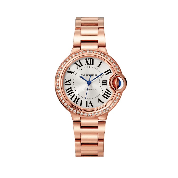 Cartier Ballon Bleu Small Silver Rose Gold 33mm - Image 1