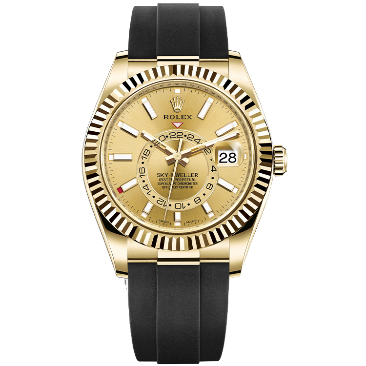 Rolex Sky-Dweller Champagne Rubber 42mm - Image 1
