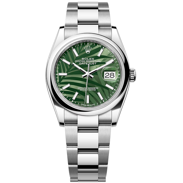 Rolex Datejust Green Steel 36mm