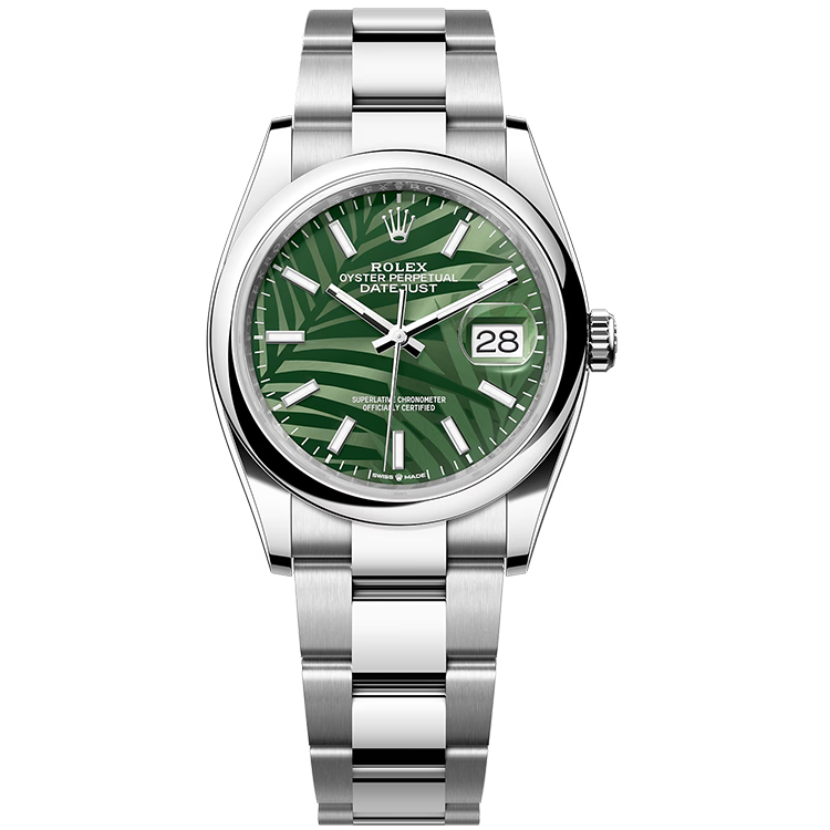 Rolex Datejust Green Steel 36mm - Image 1