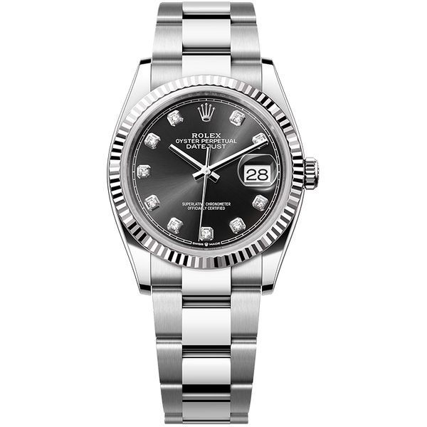 Rolex Datejust Black Steel 36mm