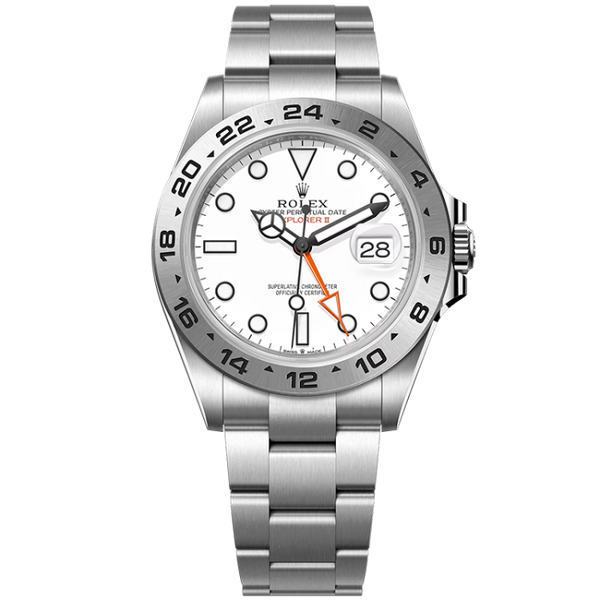Rolex Explorer II White Steel 42mm