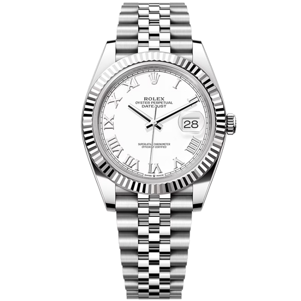 Rolex Datejust White Steel 41mm