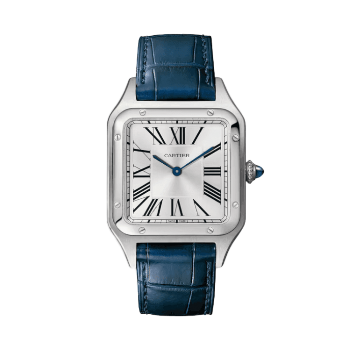 Cartier Santos Dumont White Leather 31.4mm - Image 1