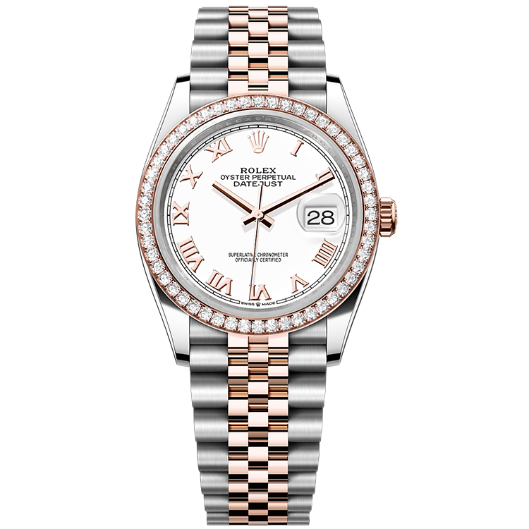 Rolex Datejust White Two-Tone 36mm - Image 1