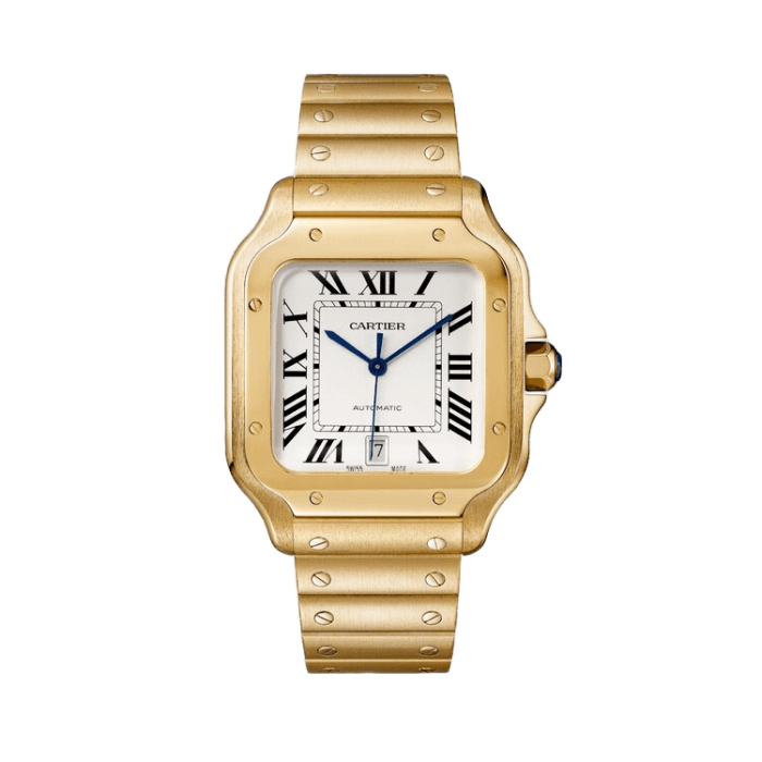 Cartier Santos De Cartier White Yellow Gold 39.8mm - Image 1