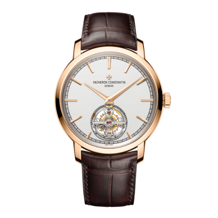 Vacheron Constantin Traditionnelle Tourbillon Silver Alligator Leather 41mm - Image 1