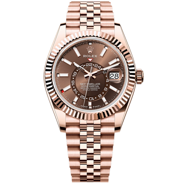 Rolex Sky-Dweller Chocolate Rose Gold 42mm