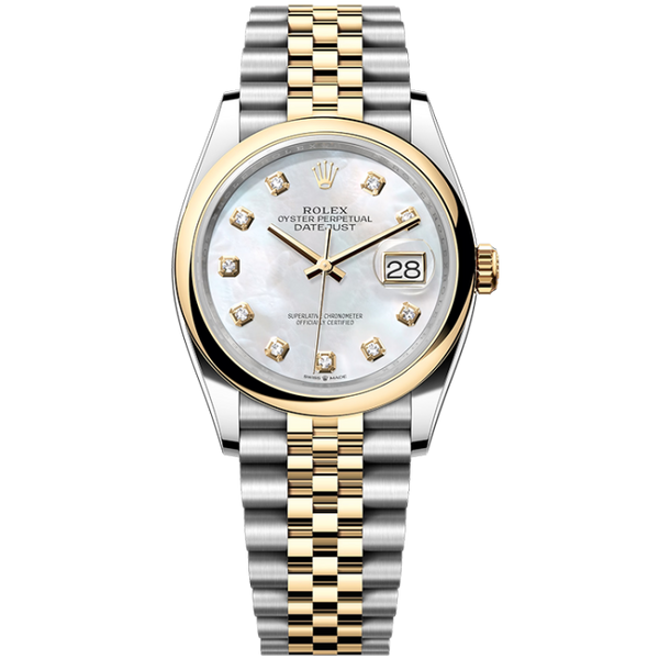Rolex Datejust Mother of Pearl Two-Tone 36mm