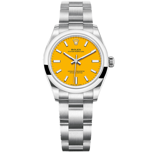 Rolex Oyster Perpetual Champagne Steel 31mm