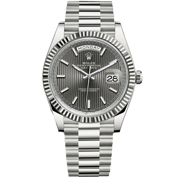 Rolex Day-Date Grey White Gold 40mm