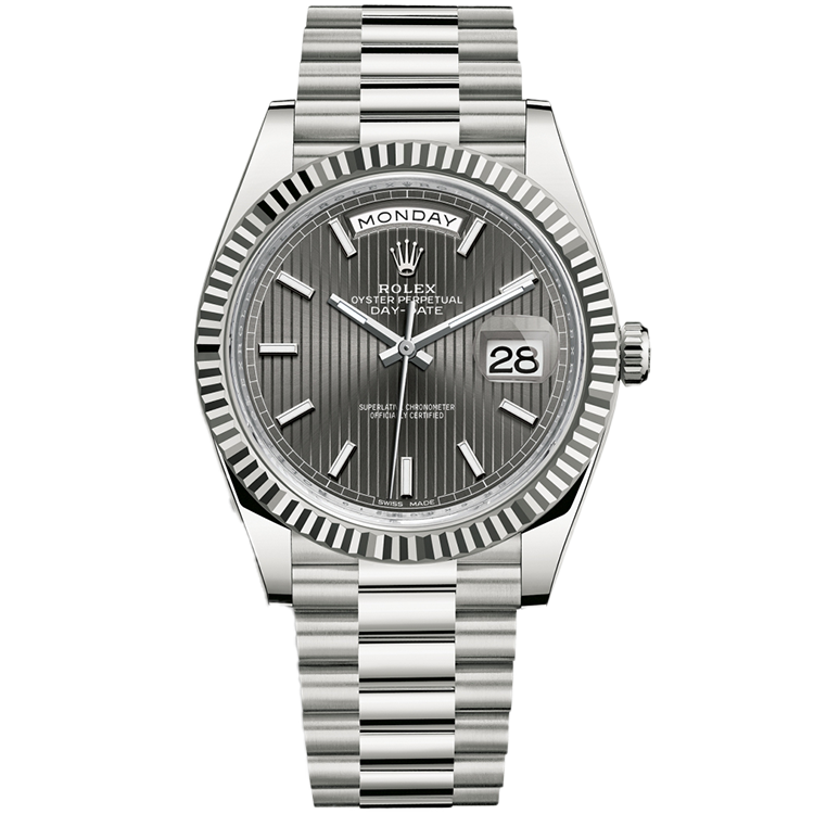 Rolex Day-Date Grey White Gold 40mm - Image 1