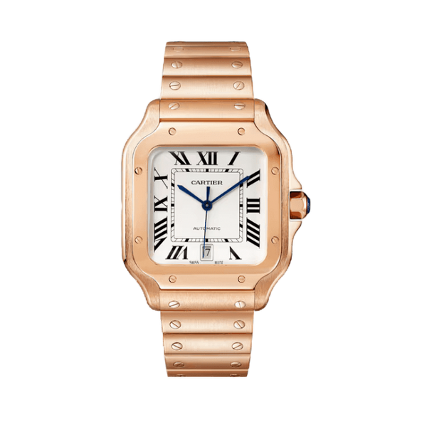 Cartier Santos De Cartier White Rose Gold 39.8mm
