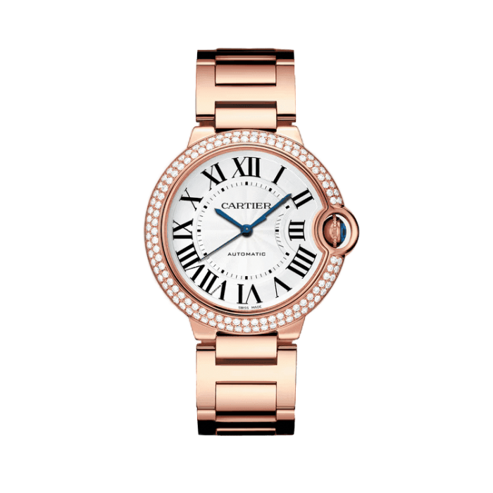Cartier Ballon Bleu Medium White Rose Gold 36mm - Image 1
