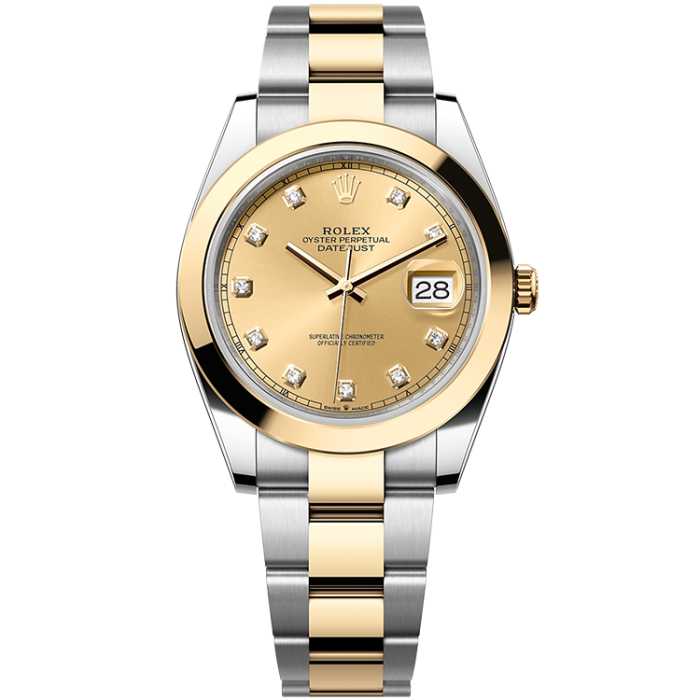 Rolex Datejust Champagne Two-Tone 41mm - Image 1