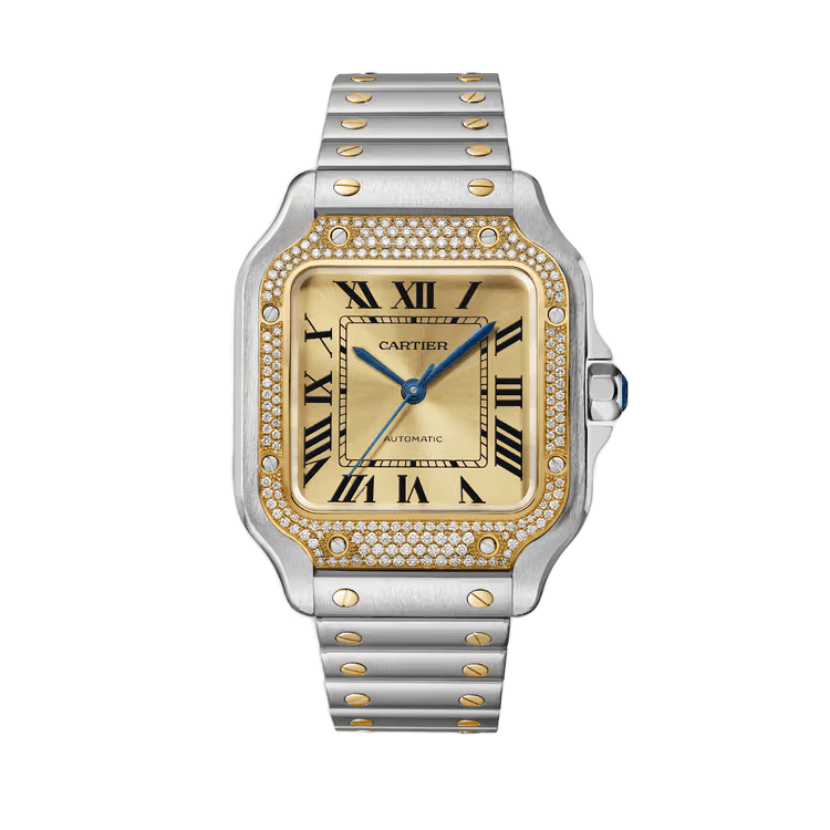 Cartier Santos De Cartier Gold Steel 35.1mm - Image 1