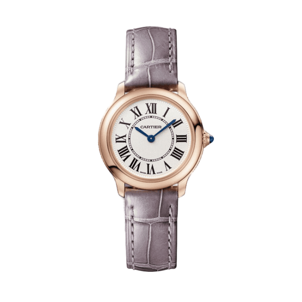 Cartier Ronde Louis White Leather 29mm