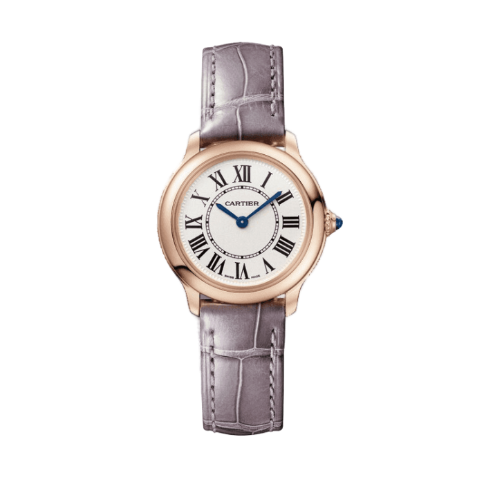 Cartier Ronde Louis White Leather 29mm - Image 1
