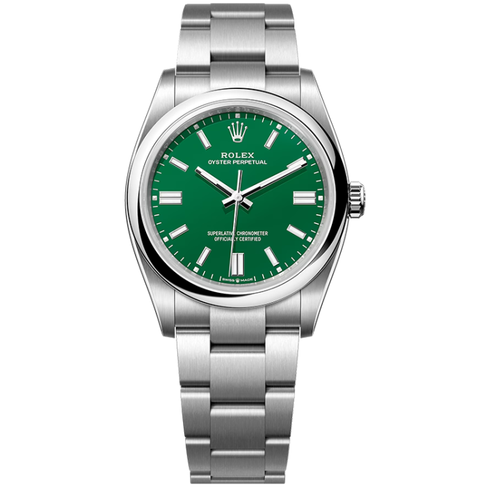 Rolex Oyster Perpetual Green Steel 36mm - Image 1