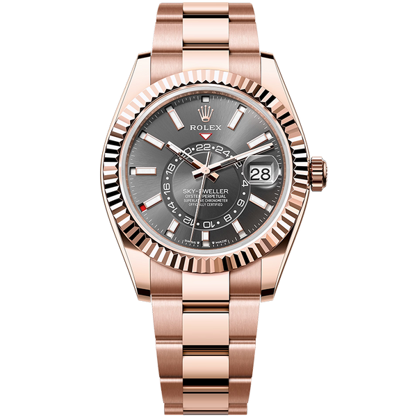 Rolex Sky-Dweller Grey Rose Gold 42mm